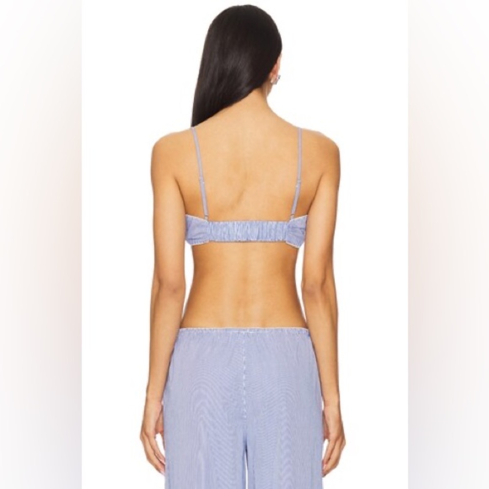 NIA Zed Bralette & Adnan Pant 2 Set in Marine Blue Size S NWT - Picture 4 of 9